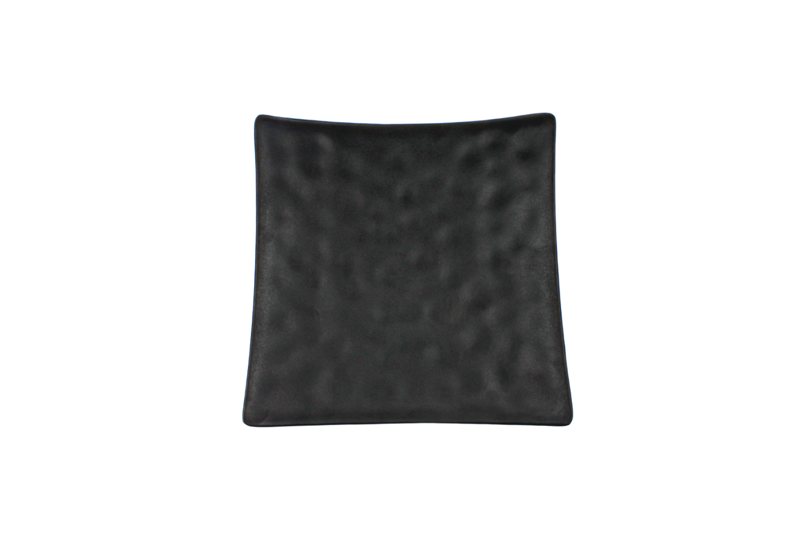 Plato cuadrado 22 cm melamina negra Jet Black | Sondemesa
