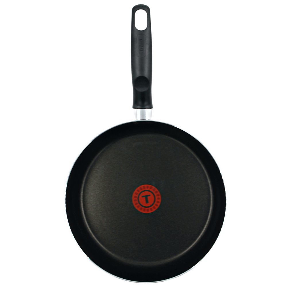 Set De 2 Sartenes Easy Cook Tefal 24 Cm Y 30 Cm Aluminio Color Negro