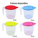 Jarra con Tapa Varios Colores 1750 Ml