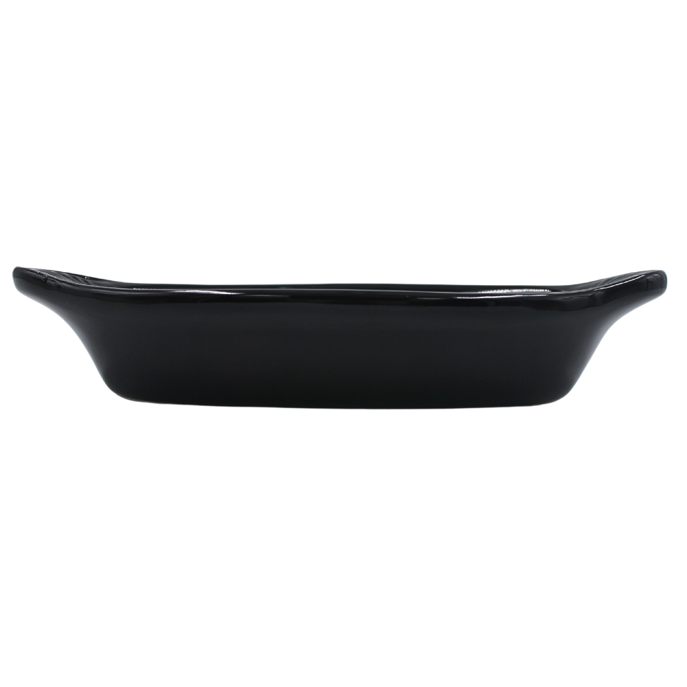 Plato Gales con relieve negro brillante 8 onzas Rarebit