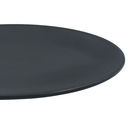 Plato ovalado 31 cm melamina negra mate