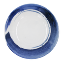 Vajilla de porcelana Anfora Blue Wabe 16 piezas