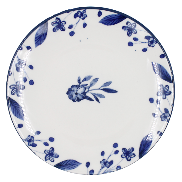 Vajilla de porcelana Anfora Blue Summer 16 piezas