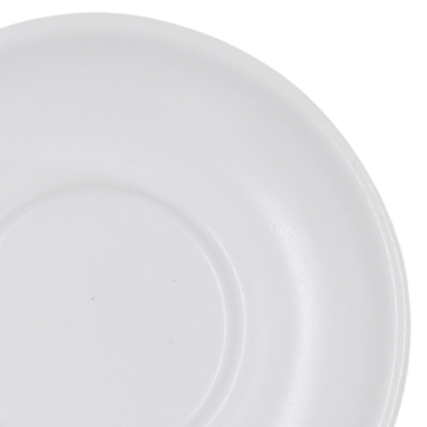 Plato para taza expreso apilable Blanco Mate