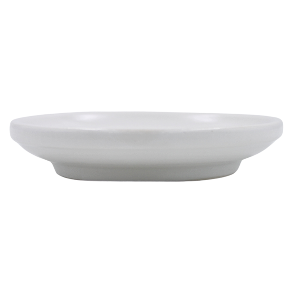 Plato para taza expreso apilable Blanco Mate