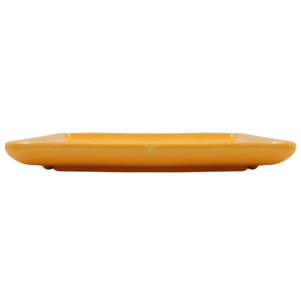 Plato Cuadrado 17 cm Amarillo Girasol