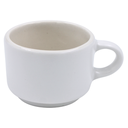 Taza Cappuccino Apilable 8 oz MTW/Blanco