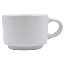 Taza Cappuccino Apilable 8 oz MTW/Blanco