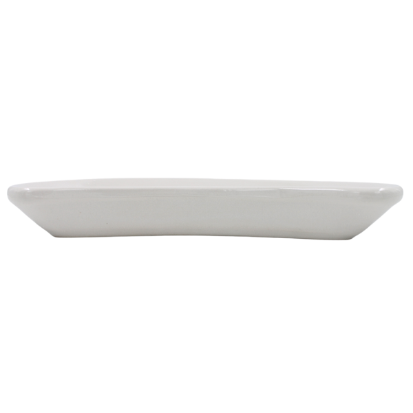 Plato ensalada Media Luna 10 onzas 22 cm Blanco