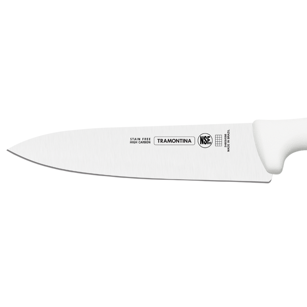 Cuchillo para carne mango blanco 10pulg