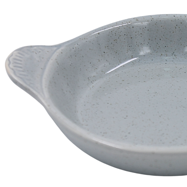 Plato HF 14 onzas 23 cm Gris Granito