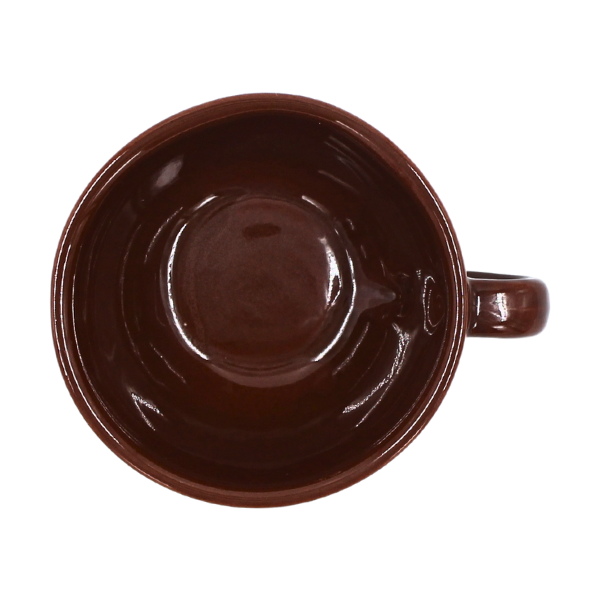 Taza Barista Cappuccino 8 oz Cafe Chocolate/Blanco