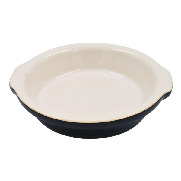 Cazuela Gratinada 7 oz Negro/Blanco