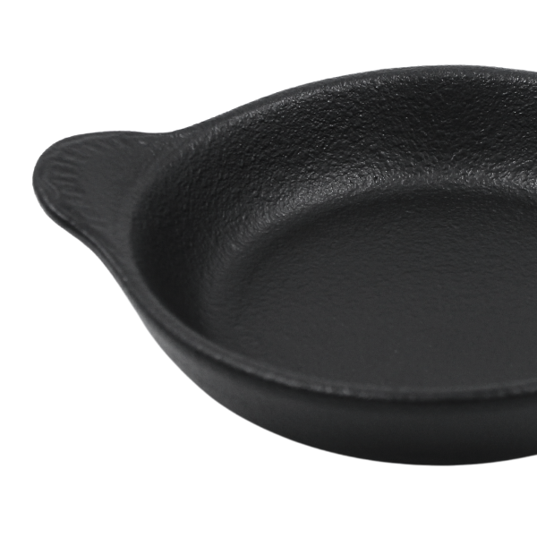 Plato Huevo Fallido 14 oz Negro Hierro