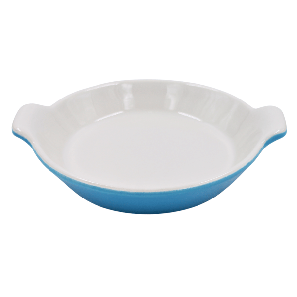 Plato Para Pasta Hondo 16 Oz. Azul Oceano / Blanco