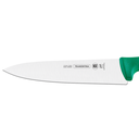 Cuchillo profesional para Chef 8 pulgadas verde Tramontina