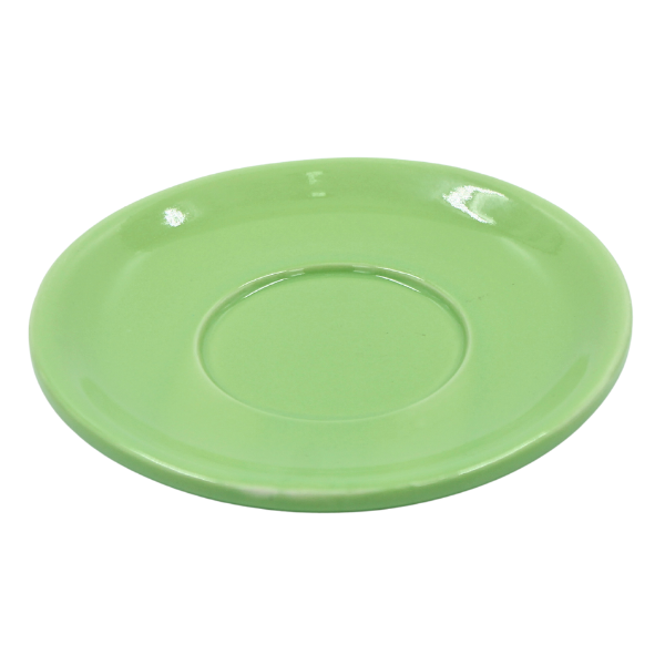 Plato Para Taza Latte Barista 5.5 Pul. 13 Cm Verde Kiwi