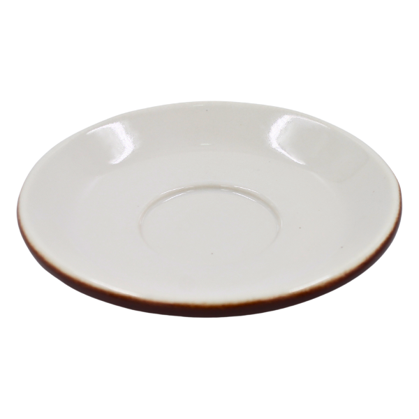 Plato Jumbo 6 1/2&quot; Cafe Chocolate/Blanco