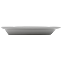 Plato Esculpido 18 oz Blanco