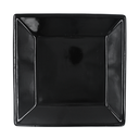 Plato Cuadrado 9" Negro