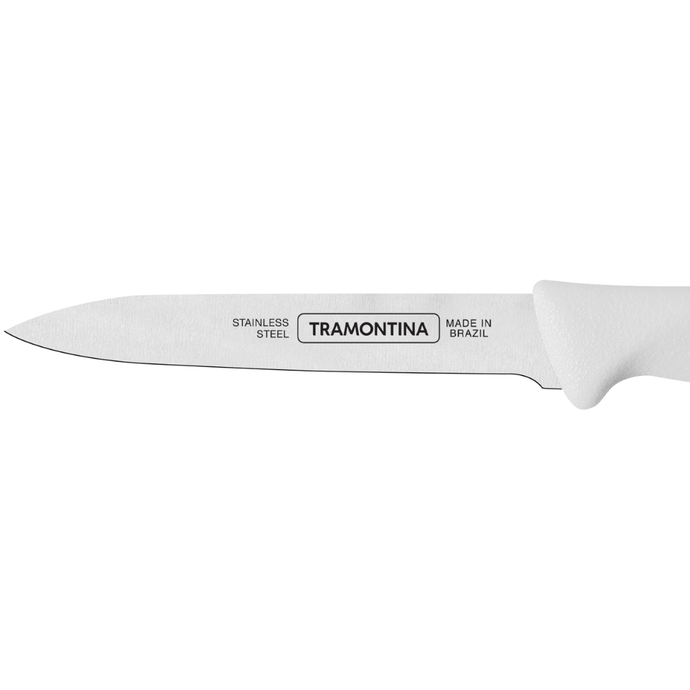 Cuchillo para legumbres 4 pulgadas Tramontina Premium blanco