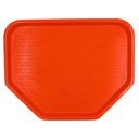 Charola Trapezoidal Naranja De Plastico@