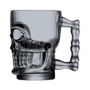 Tarro Cervecero Calavera color humo @