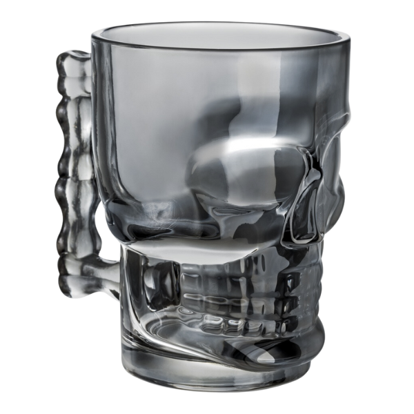 Tarro Cervecero Calavera color humo @