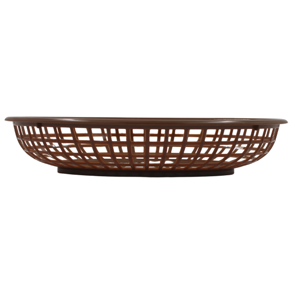 Canasta  Ovalada, Cafe (9.25"X5.75")@