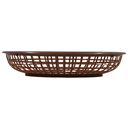Canasta  Ovalada, Cafe (9.25"X5.75")@