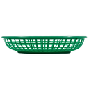 Canasta  Ovalada, Verde (9.25"X5.75")@