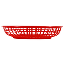 Canasta  Ovalada, Rojo (9.25"X5.75")@