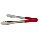 Pinza Acero Inoxidable Con Cubierta De Plastico Rojo 12"@ (16)