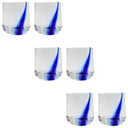 Juego 6 Vasos Kobita Liston Azul(One Shot)