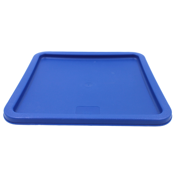 Tapa Azul Para Contenedor  De Policarbonato Cuadrado 22L