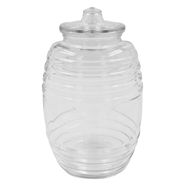 Vitrolero Con Tapa De Vidrio 5L