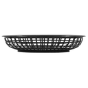 Canasta  Ovalada, Negro (9.25"X5.75")@