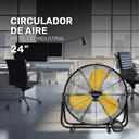 Ventilador Taurus Colossal de piso tipo Tambor 24" Industrial @