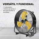Ventilador Taurus Colossal de piso tipo Tambor 24" Industrial @