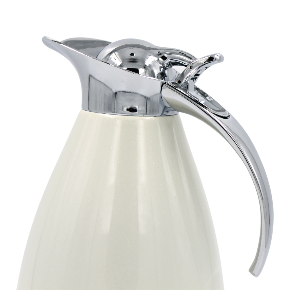 Jarra Termo Inoxidable 1.5 L Homeideas, Blanca