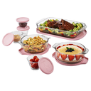 Set Hornear 14 Pzas T/ Rosa(One Shot)