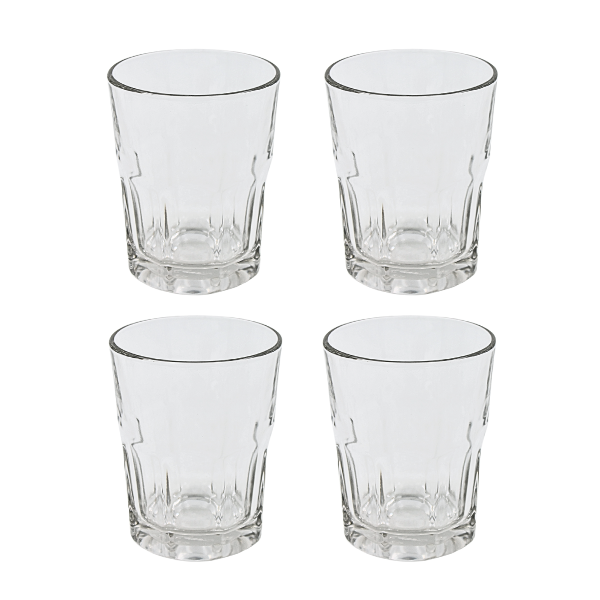 Juego de 4 vasos y jarra para jugo Crisa (One Shot)