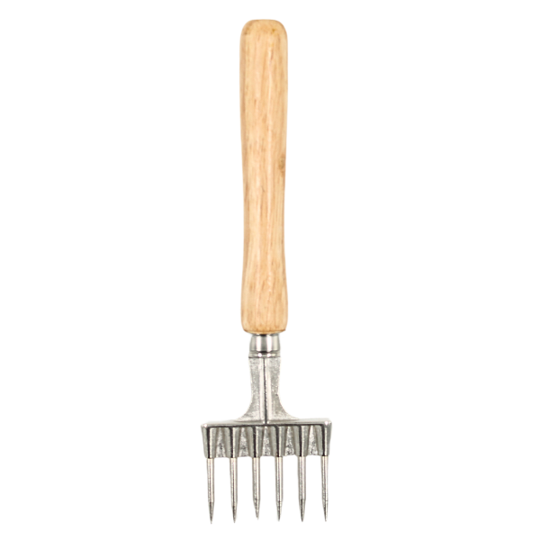 Picador De Hielo Con 6 Puntas Mango Madera