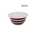 Juego De Bowls De Acero Con Tapa Plastica@