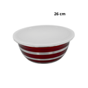 Juego De Bowls De Acero Con Tapa Plastica@
