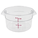 Contenedor  De Policarbonato Redondo 2L@