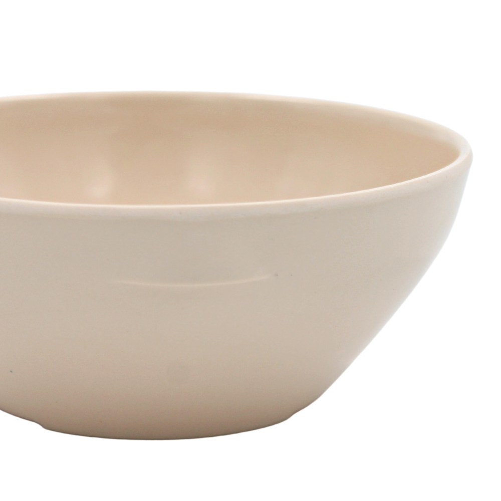 Bowl cónico 5.5 pulgadas melamina beige