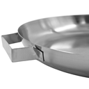 Sartén No. 10 40 Cm Acero Inoxidable 430 Pam