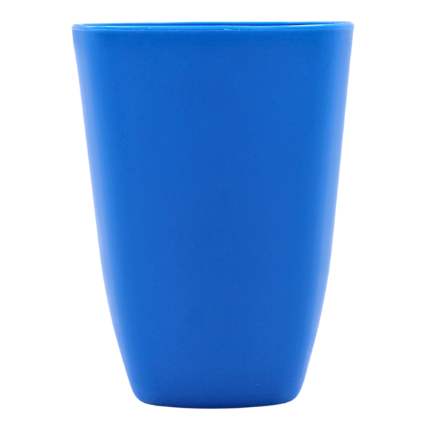 Vaso cuadrado chico azul@