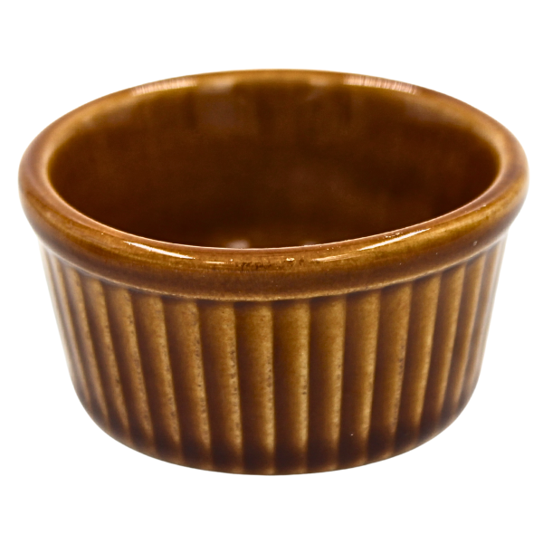 Ramekin Estriado 2.5 Oz. Marron Laredo